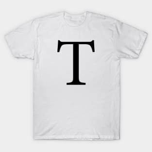 Black Tau T-Shirt